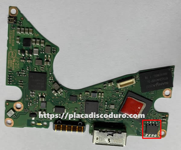 Placa lógica 2060 810035 000 de WD 2 5 USB disco duro