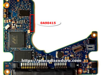 Placa lógica 0J24571 de Hitachi 2.5" SATA disco duro