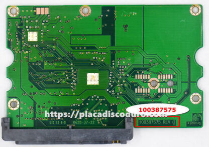 Placa lógica 100387575 de Seagate 3.5" SATA disco duro - Imagen 2