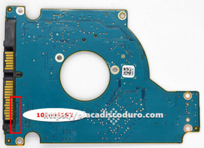 Placa de disco duro 2.5" SATA 320GB Seagate ST320LT012, PCB 100696152 - Imagen 2