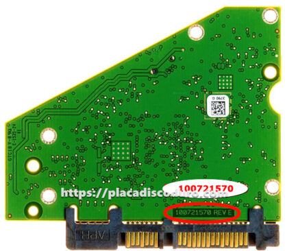 Placa lógica 100721570 de Seagate 3.5" SATA disco duro - Imagen 2