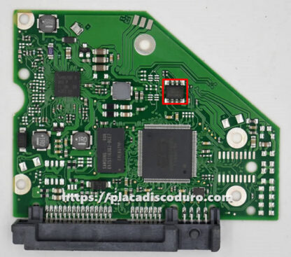 Placa de disco duro 3.5" SATA 1TB Seagate ST1000VX003, PCB 100724095 - Imagen 3