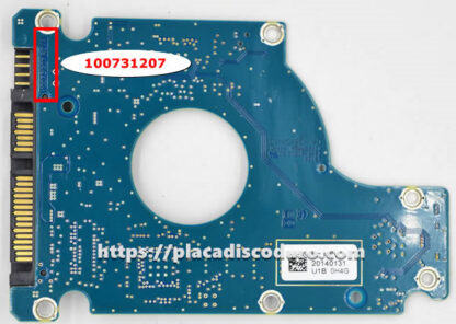 Placa lógica 100731207 de Seagate 2.5" SATA disco duro - Imagen 2