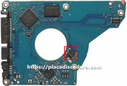 Placa de disco duro 2.5" SATA 500GB Seagate ST500LX012, PCB 100740643 - Imagen 3