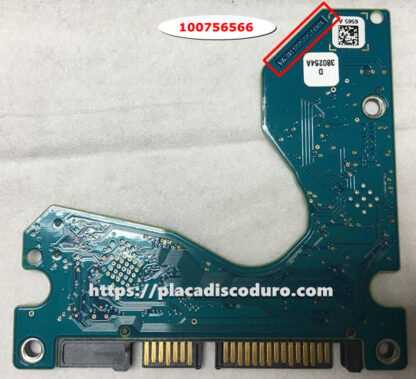 Placa lógica 100756566 de Seagate 3.5" SATA disco duro - Imagen 2