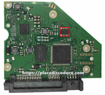 Placa de disco duro 3.5" SATA 2TB Seagate ST2000DM006, PCB 100762568 - Imagen 3