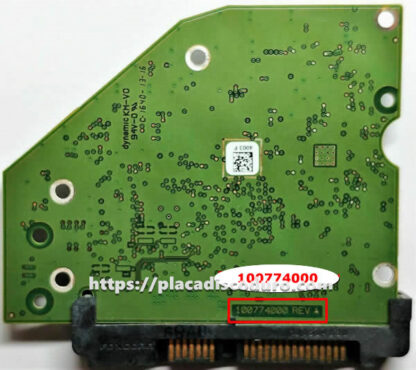 Placa de disco duro 3.5" SATA 1TB Seagate ST1000VM002, PCB 100774000 - Imagen 2