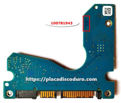 Placa lógica 100781943 de Seagate 2.5" SATA disco duro - Imagen 2