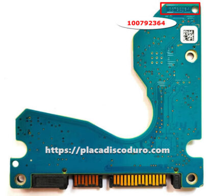 Placa lógica 100792364 de Seagate 2.5" SATA disco duro - Imagen 2