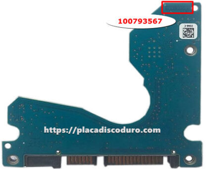 Placa lógica 100793567 de Seagate 2.5" SATA disco duro - Imagen 2