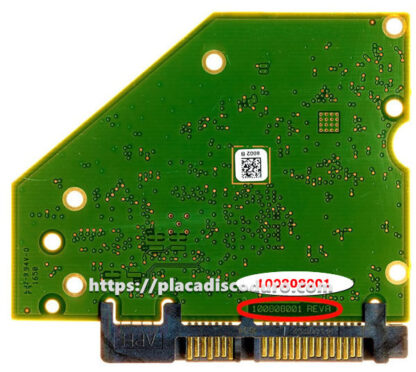 Placa lógica 100808001 de Seagate 3.5" SATA disco duro - Imagen 2