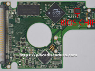Placa de disco duro 2.5" IDE 60GB WD WD600UE, PCB 2060-701285-001