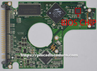 Placa lógica 2060-701285-001 de WD 2.5" IDE disco duro