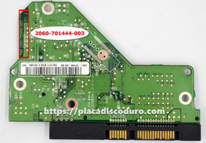 Placa de disco duro 3.5" SATA 160GB WD WD1600AAJS, PCB 2060-701444-003 - Imagen 2