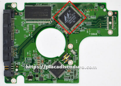 Placa de disco duro 2.5" SATA 250GB WD WD2500BEVT, PCB 2060-701499-000 - Imagen 3