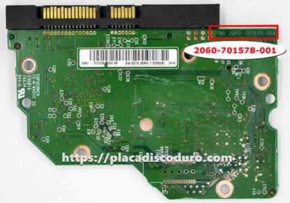 Placa de disco duro 3.5" SATA 320GB WD WD3200AAKS, PCB 2060-701578-001 - Imagen 2