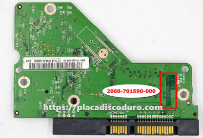 Placa de disco duro 3.5" SATA 320GB WD WD3200AAKS, PCB 2060-701590-000 - Imagen 2