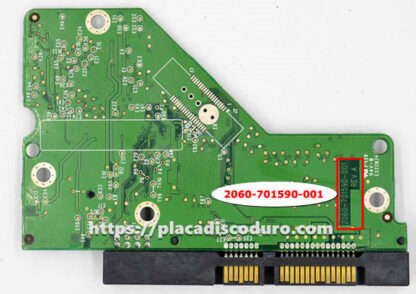 Placa lógica 2060-701590-001 de WD 3.5" SATA disco duro - Imagen 2