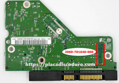 Placa de disco duro 3.5" SATA 1TB WD WD10EARS, PCB 2060-701640-000 - Imagen 2