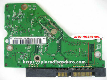 Placa lógica 2060-701640-001 de WD 3.5" SATA disco duro - Imagen 2