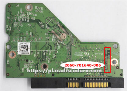 Placa de disco duro 3.5" SATA 500GB WD WD5000AADS, PCB 2060-701640-006 - Imagen 2