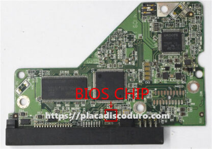 Placa de disco duro 3.5" SATA 500GB WD WD5000AADS, PCB 2060-701640-006 - Imagen 3