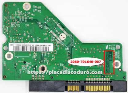 Placa de disco duro 3.5" SATA 1TB WD WD10EARS, PCB 2060-701640-007 - Imagen 2