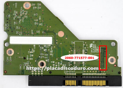 Placa de disco duro 3.5" SATA 640GB WD WD6400AAKS, PCB 2060-771577-001 - Imagen 2