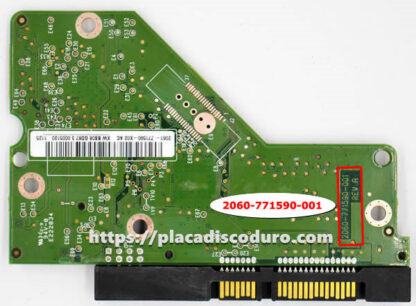 Placa lógica 2060-771590-001 de WD 3.5" SATA disco duro - Imagen 2