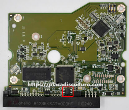 Placa de disco duro 3.5" SATA 1TB WD WD1002FAEX, PCB 2060-771624-003 - Imagen 3