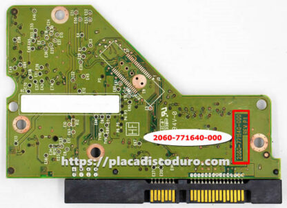 Placa de disco duro 3.5" SATA 1TB WD WD10EADS, PCB 2060-771640-000 - Imagen 2