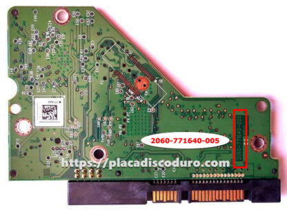 Placa de disco duro 3.5" SATA 1TB WD WD10EARS, PCB 2060-771640-005 - Imagen 2