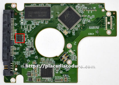 Placa de disco duro 2.5" SATA 250GB WD WD2500BEVT, PCB 2060-771672-001 - Imagen 3