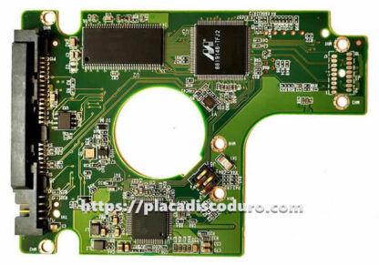 Placa de disco duro 2.5" SATA 750GB WD WD7500BPVT, PCB 2060-771692-001