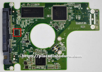 Placa de disco duro 2.5" SATA 750GB WD WD7500BPVT, PCB 2060-771692-002 - Imagen 3