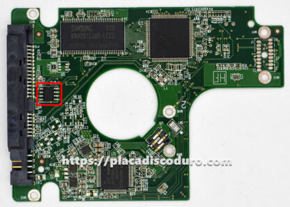 Placa de disco duro 2.5" SATA 320GB WD WD3200BEVT, PCB 2060-771820-000 - Imagen 3