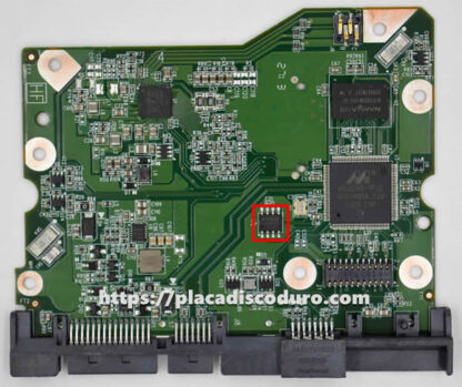 Placa de disco duro 3.5" SATA 2TB WD WD2002FAEX, PCB 2060-771822-002 - Imagen 3