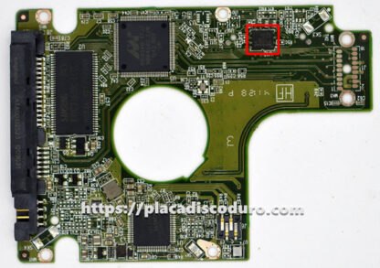 Placa de disco duro 2.5" SATA 500GB WD WD5000BPVT, PCB 2060-771823-000 - Imagen 3