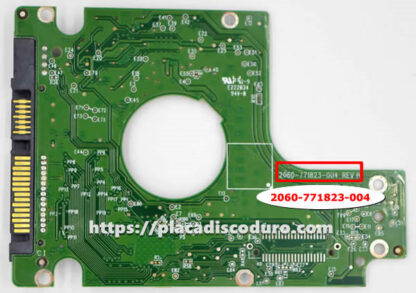 Placa de disco duro 2.5" SATA 1TB WD WD10JPVT, PCB 2060-771823-004 - Imagen 2