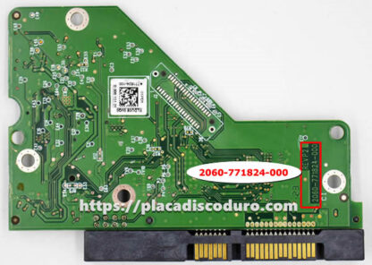 Placa lógica 2060-771824-000 de WD 3.5" SATA disco duro - Imagen 2