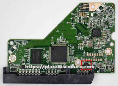 Placa de disco duro 3.5" SATA 500GB WD WD5000AZRX, PCB 2060-771824-001 - Imagen 3