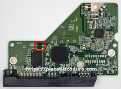 Placa de disco duro 3.5" SATA 1TB WD WD10EZEX, PCB 2060-771829-004 - Imagen 3