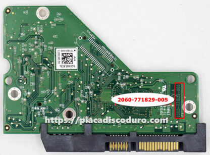 Placa de disco duro 3.5" SATA 2TB WD WD20EARS, PCB 2060-771829-005 - Imagen 2