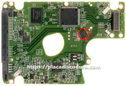 Placa de disco duro 2.5" SATA 500GB WD WD5000HHTZ, PCB 2060-771831-001 - Imagen 3