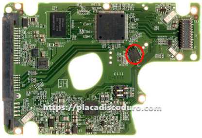 Placa de disco duro 2.5" SATA 500GB WD WD5000HHTZ, PCB 2060-771831-001