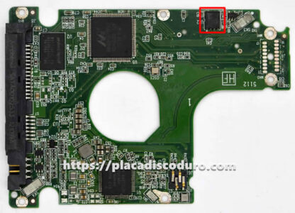 Placa de disco duro 2.5" SATA 320GB WD WD3200LPVT, PCB 2060-771852-004 - Imagen 3