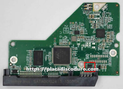 Placa de disco duro 3.5" SATA 2TB WD WD20EARX, PCB 2060-771853-000 - Imagen 3