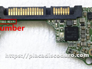 Placa de disco duro 2.5" SATA 750GB WD WD7500LPCX, PCB 2060-771927-003
