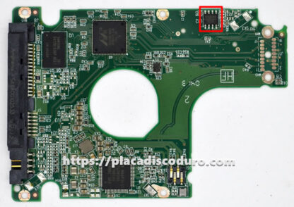 Placa de disco duro 2.5" SATA 320GB WD WD3200LPVX, PCB 2060-771931-000 - Imagen 3