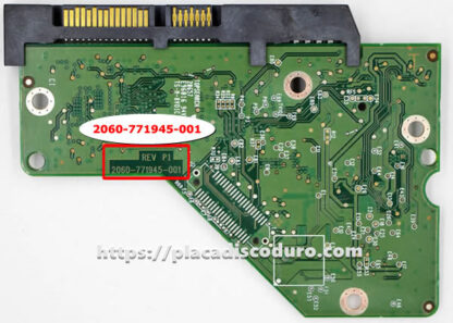 Placa de disco duro 3.5" SATA 1TB WD WD10EZRX, PCB 2060-771945-001 - Imagen 2